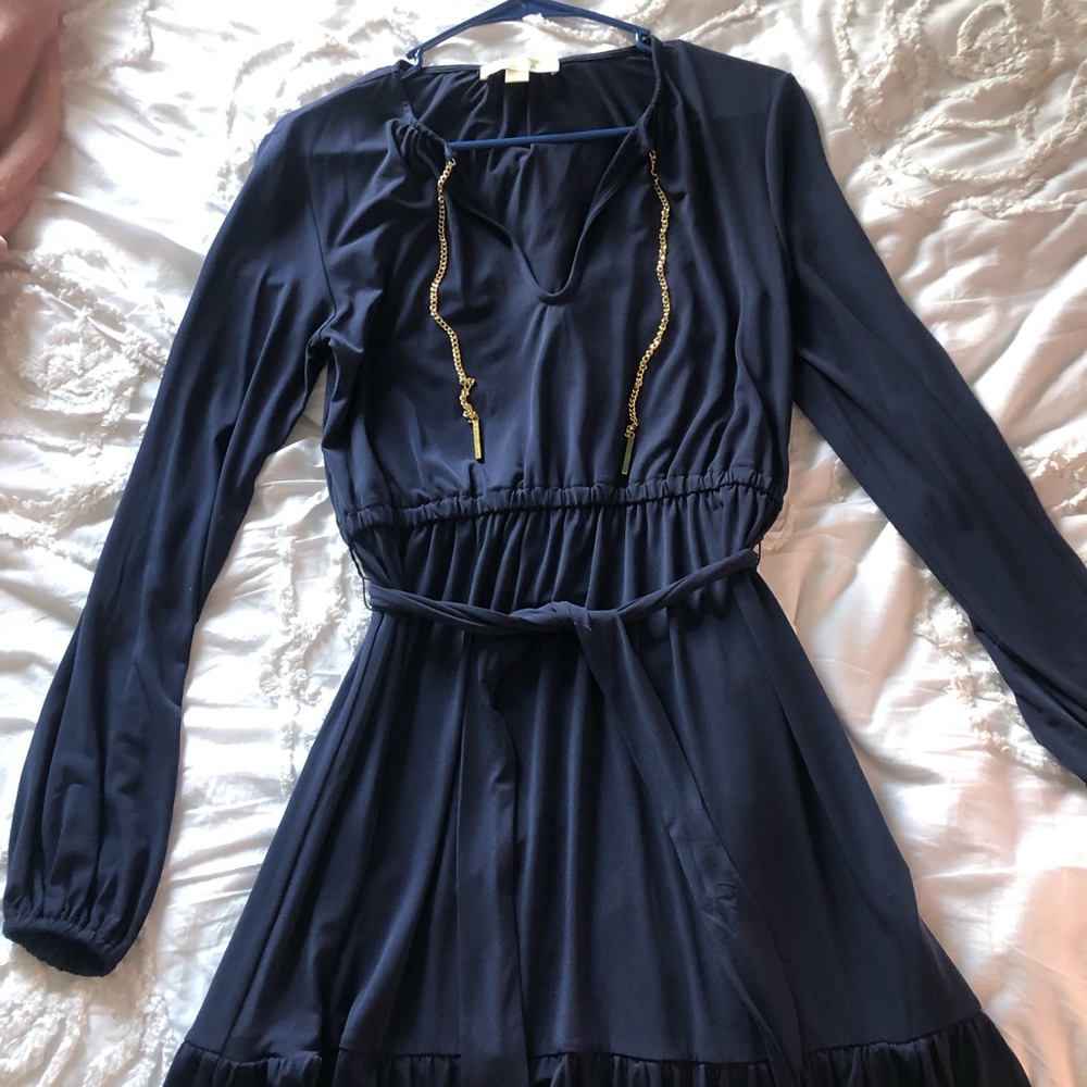 Navy michael kors dress